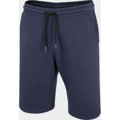 Spodenki dresowe męskie SKMD600 - granat - Outhorn. Spodenki i szorty męskie Outhorn, m, bez wzorów, z dzianiny. Za 49,99 zł.