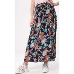 Granatowa Spódnica Strike Gold. Szare spódniczki damskie Born2be, xl, w kwiaty, maxi. Za 49,99 zł.