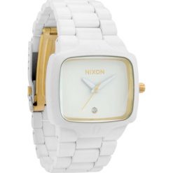 Zegarek unisex All White Gold Nixon Player A1402035. Białe zegarki męskie marki Nixon. Za 935,00 zł.