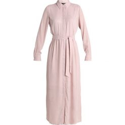Selected Femme SFSHADOW LONG DRESS Długa sukienka shadow gray/gold foil. Szare długie sukienki marki Selected Femme, z materiału, z długim rękawem. Za 419,00 zł.