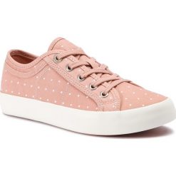 Tenisówki S.OLIVER - 5-23644-22 Rose Dots 554. Różowe półbuty damskie S.Oliver, bez wzorów, z gumy, bez zapięcia. W wyprzedaży za 129,00 zł.