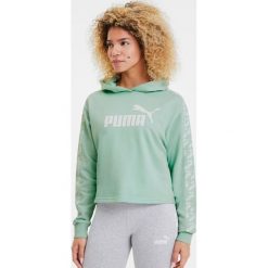 Puma Amplified Bluza Zielony. Zielone bluzy damskie Puma, xs, z nadrukiem, z bawełny, bez rękawów, bez kaptura. Za 257,95 zł.