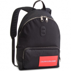 Plecak CALVIN KLEIN JEANS - Sp Essential + Cp Backpack 45 K40K400798 001. Czarne torby męskie skórzane Calvin Klein Jeans, bez wzorów, z jeansu. W wyprzedaży za 279,00 zł.