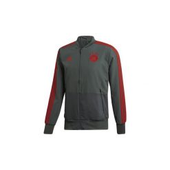 Bluzy dresowe adidas Kurtka wyjściowa Bayern Monachium. Szare kurtki męskie Adidas, l, z dresówki, wizytowe. Za 329,00 zł.