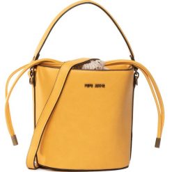 Torebka PEPE JEANS - Ramy Bag PL031121 Sunny 048. Żółte torebki klasyczne damskie Pepe Jeans, z aplikacjami, z jeansu, zdobione, bez dodatków. Za 259,00 zł.