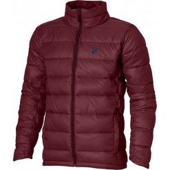 Kurtka zimowa "Padded Jacket" w kolorze bordowym. Czerwone kurtki męskie Asics, na zimę, m, bez wzorów, bez kaptura. W wyprzedaży za 182,00 zł.