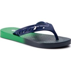 Japonki RIDER - Jam Flow Thong Kids 11352 Blue/Green 23563. Niebieskie sandały chłopięce Rider, z tworzywa sztucznego, bez zapięcia. W wyprzedaży za 59,99 zł.