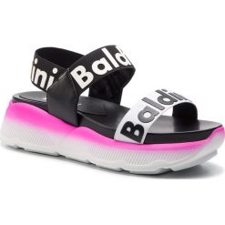 Sandały BALDININI - 967003P13ZELPEBNFX Pelle/Bianco. Czarne klapki damskie Baldinini, bez wzorów, ze skóry, bez obcasa. W wyprzedaży za 1289,00 zł.