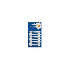 TOP CHOICE White Spinki "dzioby" (24979) rozm.S 1op.-6szt - 6524979. Białe ozdoby do włosów TOP CHOICE. Za 5,60 zł.