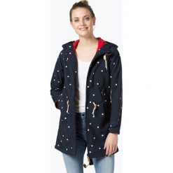 Kurtki damskie: Derbe – Kurtka damska typu softshell – Island Friese Dots, niebieski
