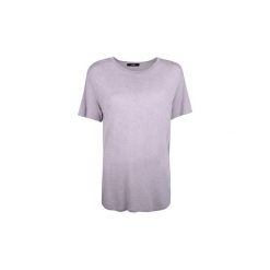 T-shirty z krótkim rękawem Diesel 00ALMZ-RWADY / T-Moriplaque. Fioletowe t-shirty damskie Diesel, bez wzorów, bez kołnierzyka. Za 99,00 zł.