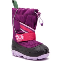 Śniegowce KAMIK - Ziggy NK9086 Grape Raisin. Czarne śniegowce dziewczęce marki Kamik, bez zapięcia. W wyprzedaży za 189,00 zł.