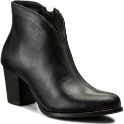 Botki damskie lity: Botki WASAK - 0449 Czarny