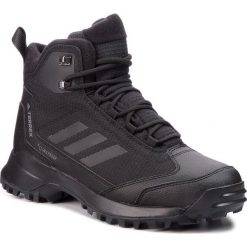 Buty adidas - Terrex Heron Mid Cw Cp AC7841 Cblack/Cblack/Grefou. Czarne trapery męskie Adidas, ze skóry ekologicznej, bez zapięcia. W wyprzedaży za 479,00 zł.