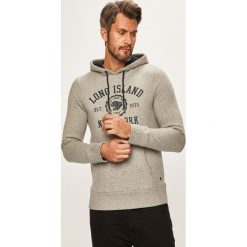 Premium by Jack&Jones - Bluza. Niebieskie bluzy męskie s, z nadrukiem, z bawełny, z kapturem. W wyprzedaży za 99,90 zł.