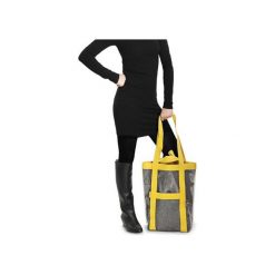 HOBO AIR torba z osłoną z wytrzymałej folii. Żółte shopper bag damskie Boogie, z poliesteru. Za 198,00 zł.