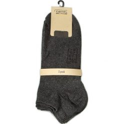 Zestaw 3 par niskich skarpet męskich CAMEL ACTIVE - 6595-620 Szary. Szare skarpetki męskie marki Camel Active, bez wzorów, z elastanu. Za 29,00 zł.