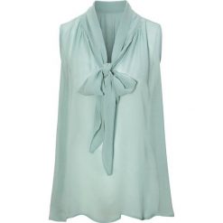 Zoey Bluzka bez rękawów z wiązaniem Arabella zamglona zieleń female zielony XS (38/40). Zielone bluzki damskie Zoey, xs, bez wzorów, z tkaniny, eleganckie, z dekoltem w serek, bez rękawów. Za 349,00 zł.