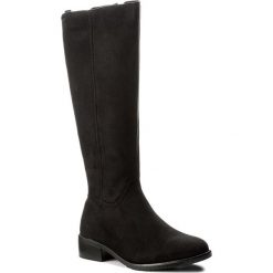 Kozaki JENNY FAIRY - WYL1116A-1 Czarny. Czarne buty zimowe damskie Jenny Fairy, z materiału, na obcasie. Za 149,99 zł.