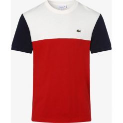 Lacoste - T-shirt męski, czerwony. Czerwone t-shirty męskie Lacoste, s, bez wzorów, bez kołnierzyka. Za 249,95 zł.