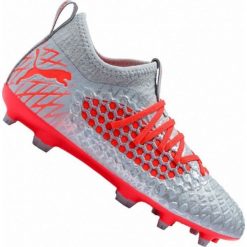Buty piłkarskie Puma Future 4.3 Netfit Fg / Ag Jr 105693-01. Szare buty sportowe męskie Puma, na jesień, z tkaniny, na sznurówki, do piłki nożnej. W wyprzedaży za 289,00 zł.