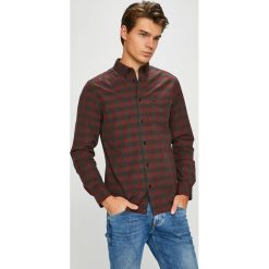 Wrangler - Koszula. Pomarańczowe koszule męskie Wrangler, s, w kratkę, z bawełny, casualowe, button down, z długim rękawem. Za 219,90 zł.