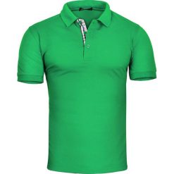 Koszulka polo męska zielona Recea. Zielone koszulki męskie Recea, xl, bez wzorów, z bawełny, bez rękawów. Za 29,99 zł.