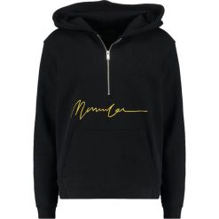 Bluzy męskie: Mennace ZIP KANGAROO POCKET HOODIE Bluza z kapturem black