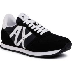 Sneakersy ARMANI EXCHANGE - XUX017 XCC68 K489 Black/White. Czarne sneakersy męskie Armani Exchange, bez zapięcia. Za 449,00 zł.