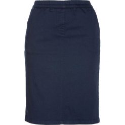 Spódnica bez zamka w talii bonprix ciemnoniebieski. Niebieskie spódniczki damskie bonprix, bez wzorów. Za 74,99 zł.