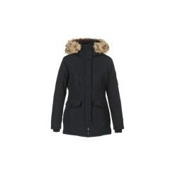 Kurtki ocieplane Superdry ASHLEY EVEREST. Czarne kurtki damskie marki Superdry, s, bez wzorów, bez kaptura. Za 671,20 zł.