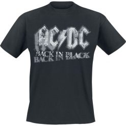 AC/DC Back in Black T-Shirt czarny. Czarne t-shirty męskie marki AC/DC, xxl. Za 54,90 zł.