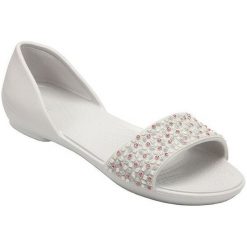 Crocs Damski Bałtycki Crocs Lina Zdobi Dorsay 204361-176 (Rozmiar 36-37). Szare klapki damskie marki Crocs, z aplikacjami, bez obcasa. W wyprzedaży za 141,00 zł.