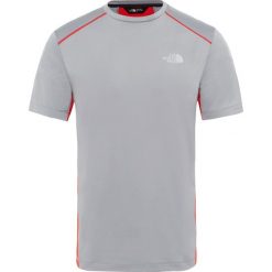 Koszulka męska The North Face Apex T93RZRESZ - szary || czerwony. Szare koszulki męskie The North Face, xl, bez wzorów, bez kołnierzyka, bez rękawów. Za 136,99 zł.
