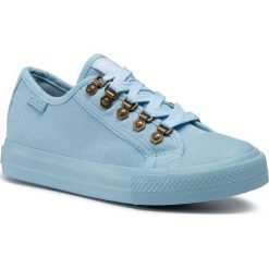 Trampki BIG STAR - DD274811 Blue. Niebieskie półbuty damskie BIG STAR, bez wzorów, z gumy, bez zapięcia. Za 109,00 zł.