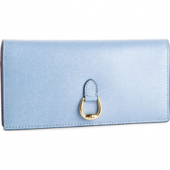 Duży Portfel Damski LAUREN RALPH LAUREN - Bennington 432688519014 Blue. Niebieskie portfele damskie Lauren Ralph Lauren, ze skóry. Za 569,00 zł.