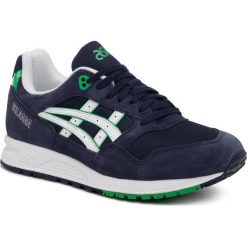 Buty ASICS - Gelsaga 1191A268 Midnight/White 400. Niebieskie półbuty męskie Asics, na co dzień, bez wzorów, z zamszu, eleganckie, bez zapięcia. Za 399,00 zł.