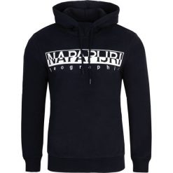 Bluza Napapijri. Czarne bluzy męskie xl, bez wzorów, z jeansu, z włoskim kołnierzykiem, bez rękawów, bez kaptura. Za 429,00 zł.