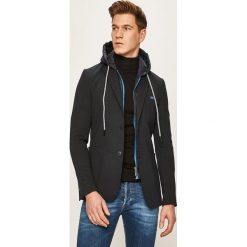 Desigual - Marynarka. Niebieskie marynarki męskie Desigual, z elastanu, casualowe. W wyprzedaży za 329,90 zł.