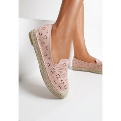 Różowe Espadryle Stop Number. Różowe espadryle damskie Renee, bez wzorów, bez obcasa. Za 89,99 zł.