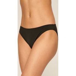 Calvin Klein - Figi kąpielowe. Czarne stroje kąpielowe damskie Calvin Klein, s, z nadrukiem, z elastanu. Za 229,90 zł.