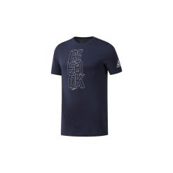 T-shirty z krótkim rękawem Reebok Sport Koszulka Graphic Series 1895. Niebieskie koszulki męskie Reebok Sport, s, bez wzorów, bez kołnierzyka, z krótkim rękawem, krótkie. Za 69,95 zł.