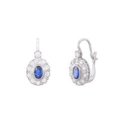 Kolczyki damskie: Unikalne Kolczyki – platyna 950, Brylant 0,66ct…