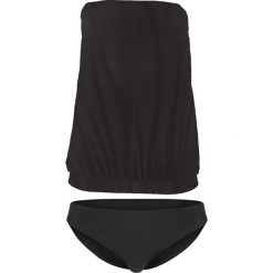 Tankini oversize (2 części) bonprix czarny. Czarne stroje kąpielowe damskie bonprix, bez wzorów. Za 109,99 zł.