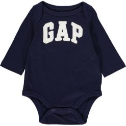 Body w kolorze granatowym. Niebieskie body niemowlęce Gap Kids, z aplikacjami, z bawełny, bez rękawów. W wyprzedaży za 22,95 zł.