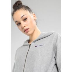 Champion Reverse Weave OVERSIZE HOODIE ZIP Bluza rozpinana mottled grey. Szare kardigany damskie marki Champion Reverse Weave, m, z bawełny. W wyprzedaży za 369,85 zł.