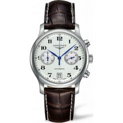 LONGINES Master Collection L2.669.4.78.3. Białe zegarki męskie LONGINES, ze stali. Za 9720,00 zł.