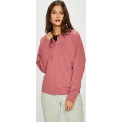 Adidas Performance - Bluza. Różowe bluzy damskie adidas Performance, s, z nadrukiem, z bawełny, bez rękawów, bez kaptura. W wyprzedaży za 139,90 zł.