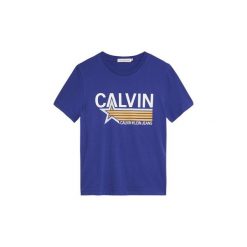T-shirty z krótkim rękawem Dziecko Calvin Klein Jeans IB0IB00210 STAR. Niebieskie t-shirty chłopięce Calvin Klein Jeans, bez wzorów, z jeansu, z krótkim rękawem. Za 122,69 zł.