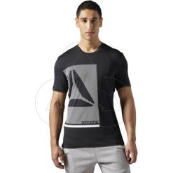 Koszulka męska Reebok T-shirt BQ3743. Koszulki męskie Reebok, m, z elastanu, sportowe. Za 129,00 zł.